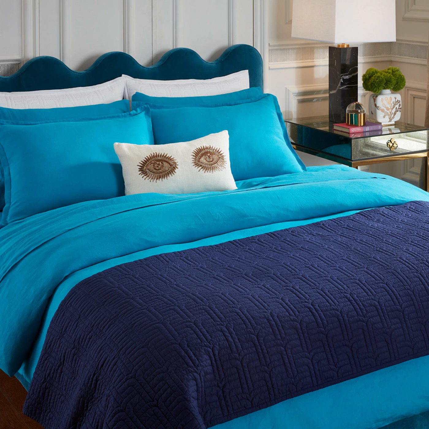 Jonathan Adler Getaway Linen Duvet Set - Image 3