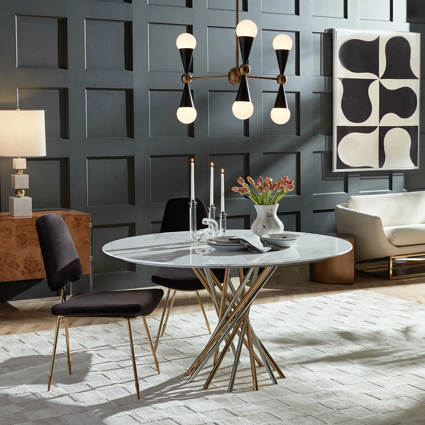 Jonathan Adler Electrum Dining Table - Image 4