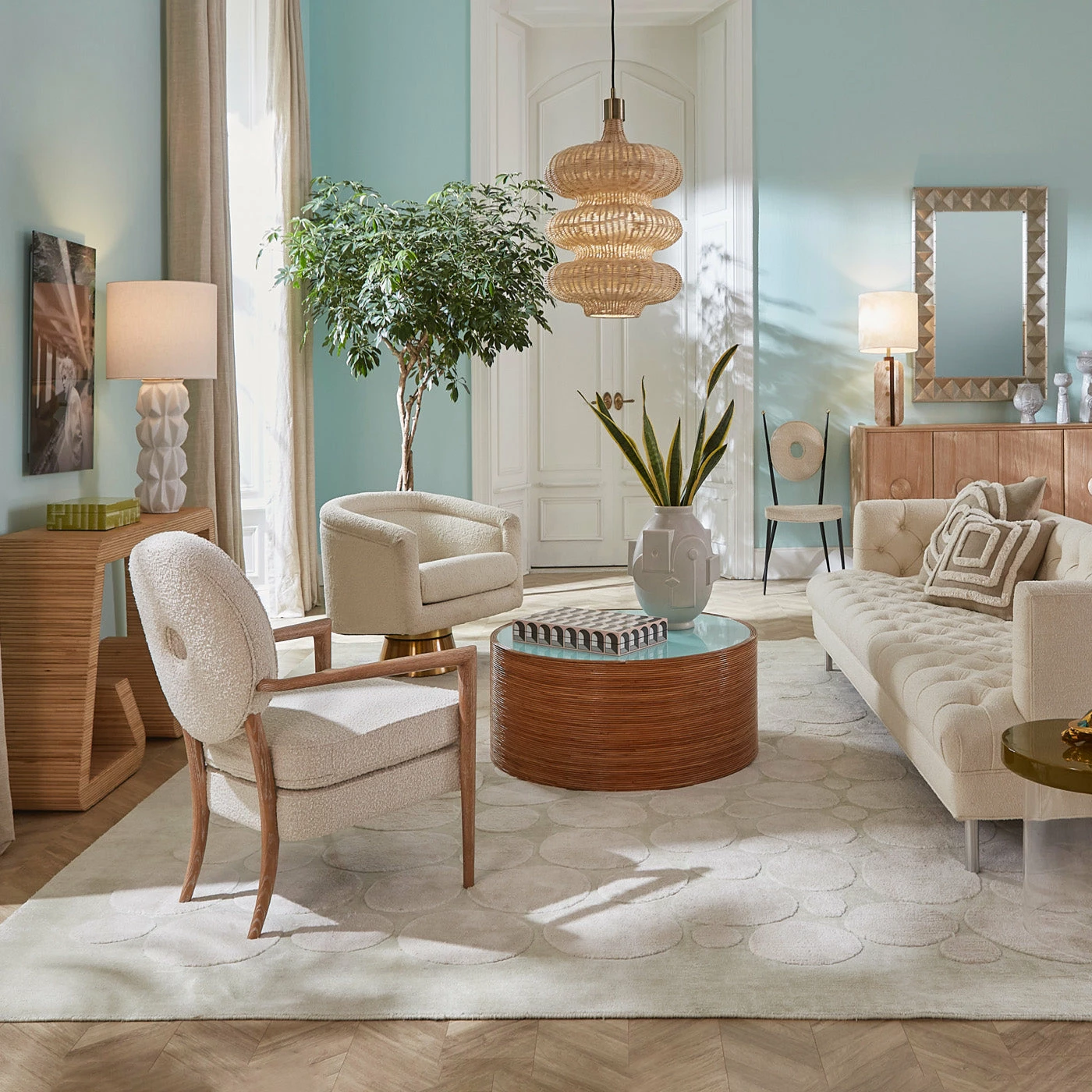 Jonathan Adler Pebbles Hand-Knotted Rug - Image 2