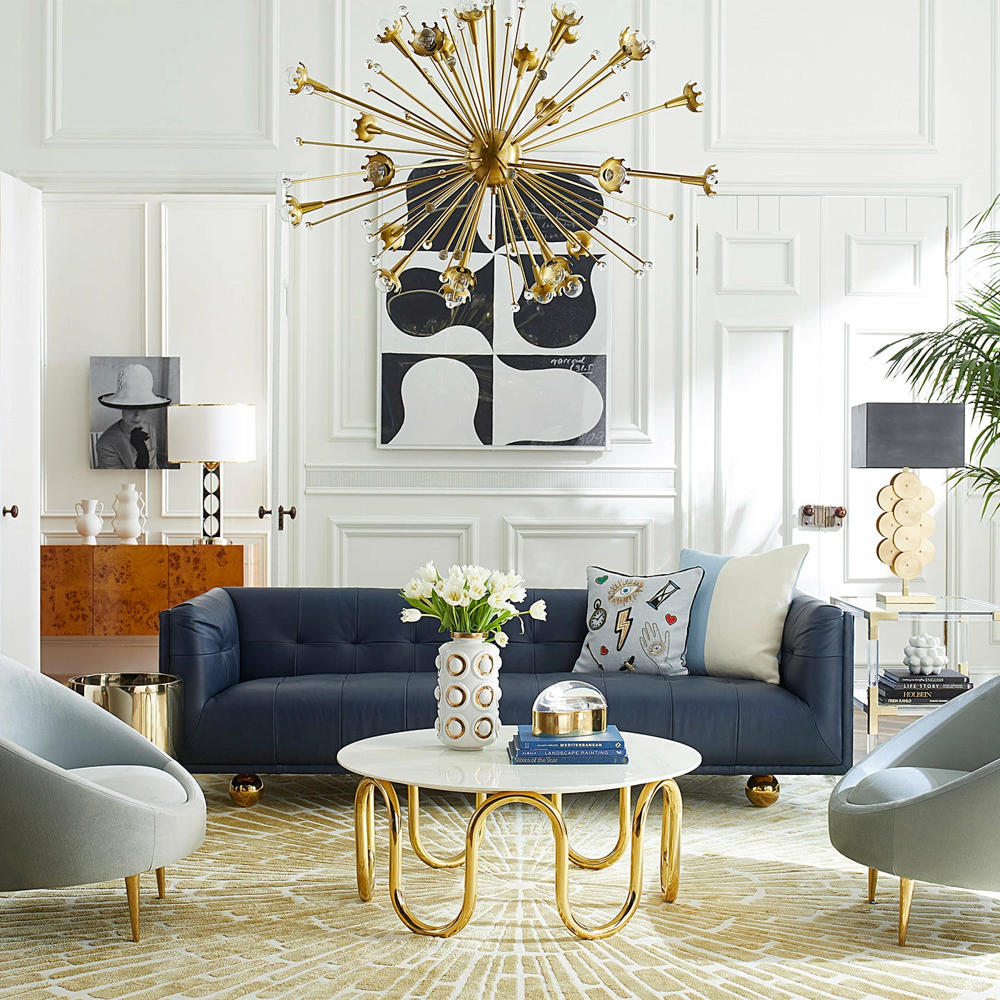 Jonathan Adler Giant Sputnik Chandelier - Image 4