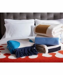 Jonathan Adler Brushed Alpaca Mondrian Coverlet