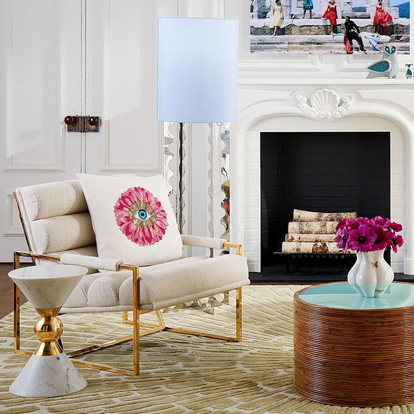 Jonathan Adler Ripple Floor Lamp - Image 3