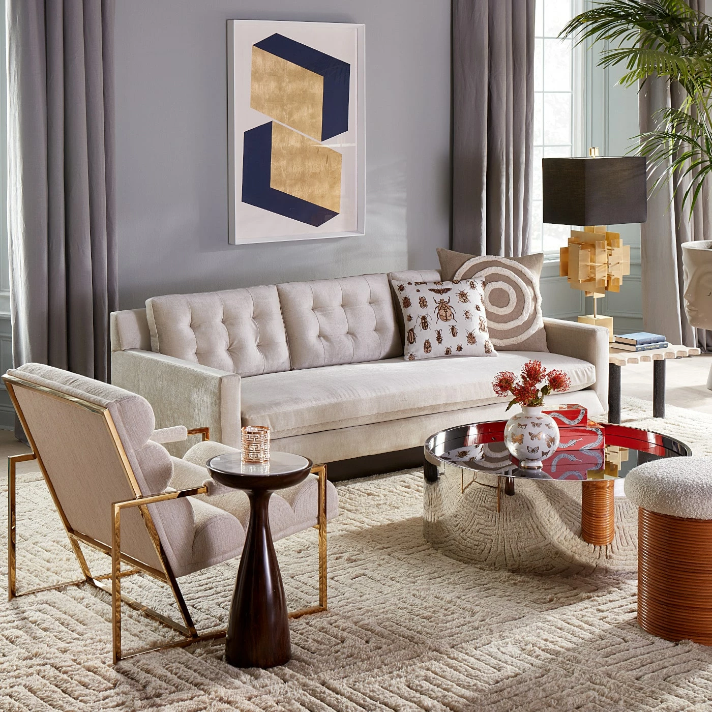 Jonathan Adler Wright Sofa - Image 6