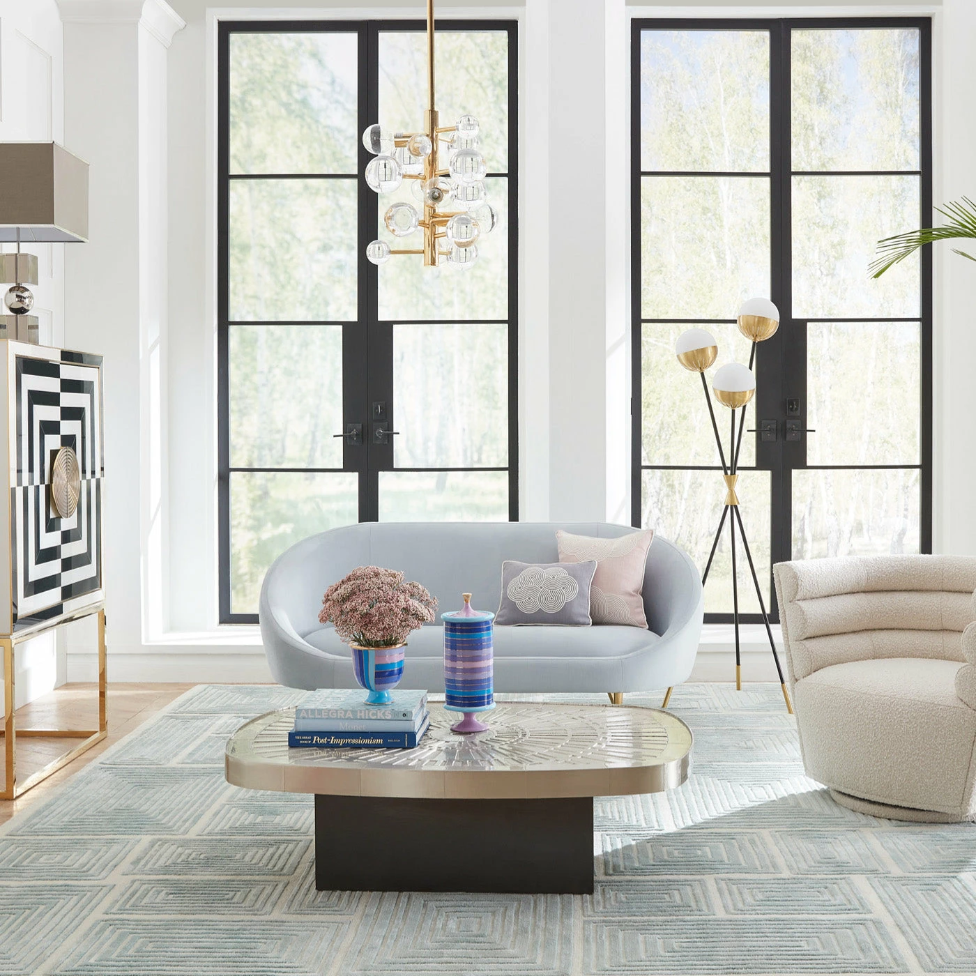 Jonathan Adler Pompidou Half Circles Pillow - Image 3