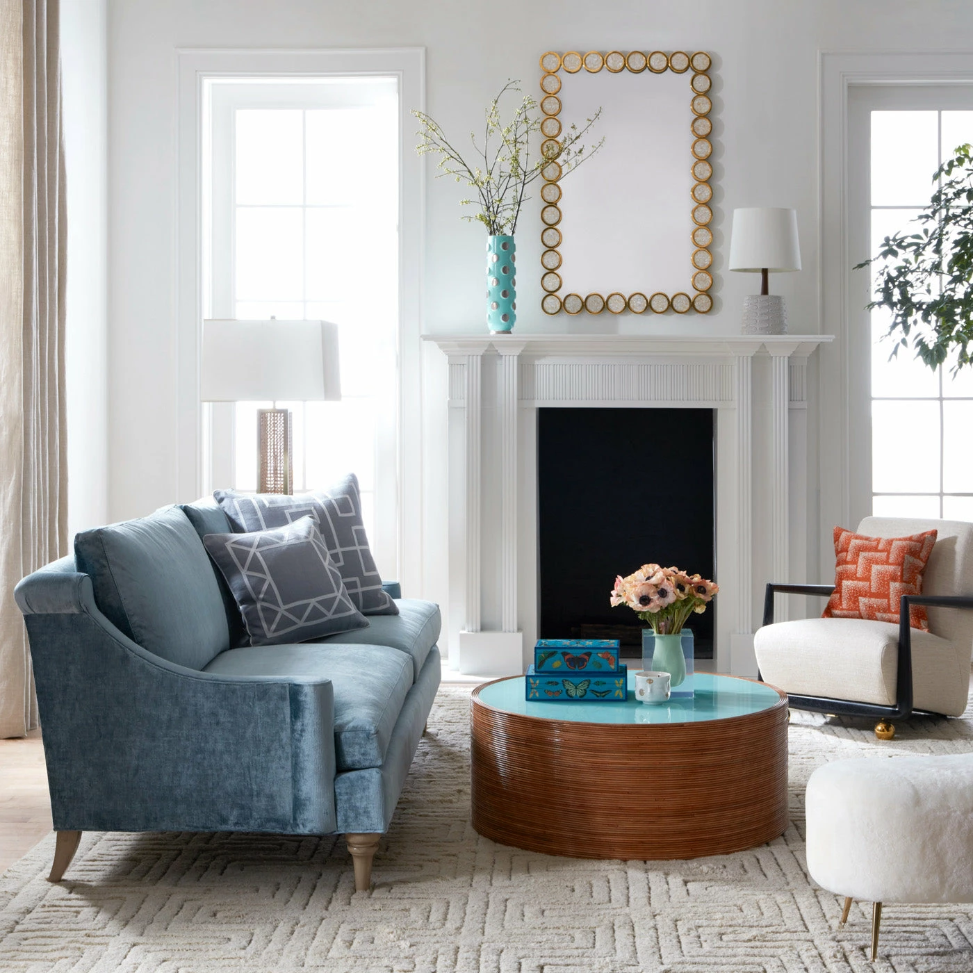 Jonathan Adler Positano Border Pillow - Image 2