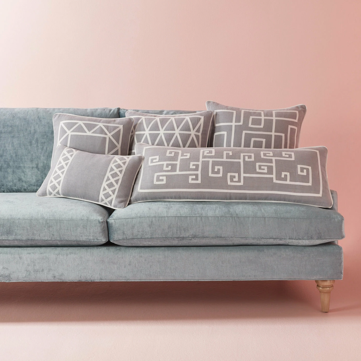 Jonathan Adler Positano Large Key Pillow - Image 3