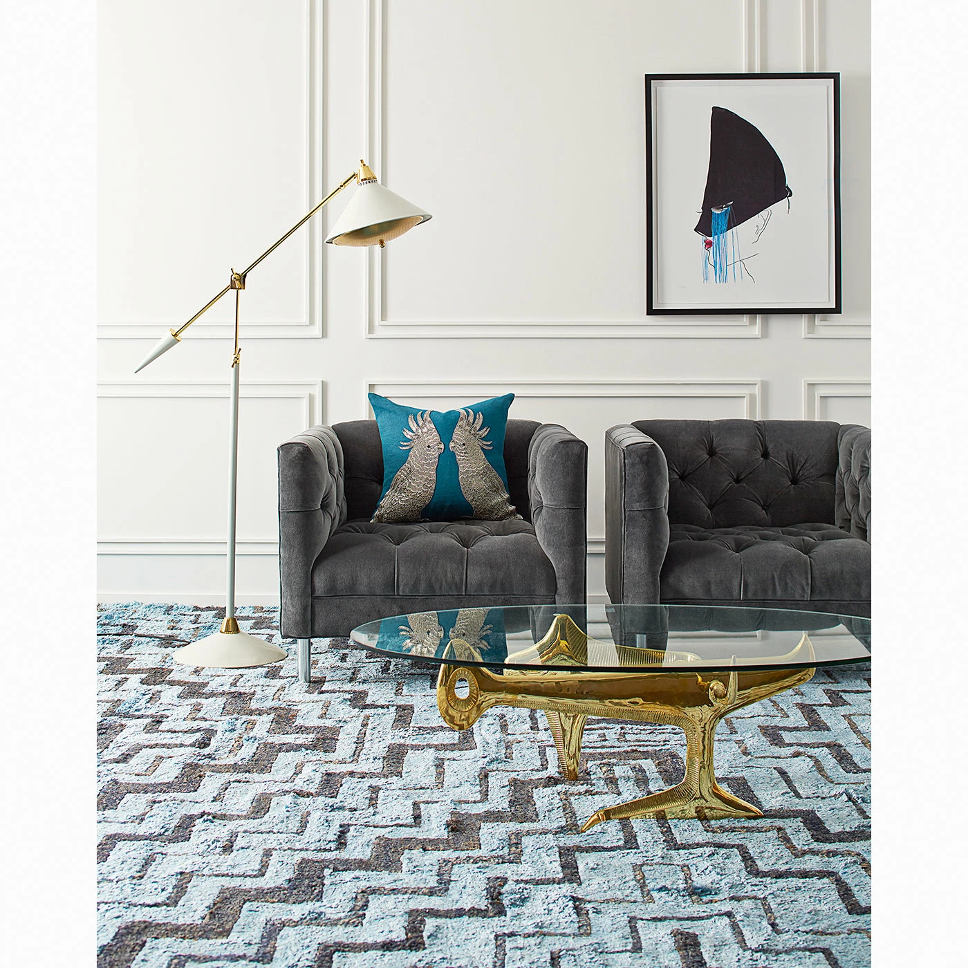 Jonathan Adler Baxter Chair - Image 3