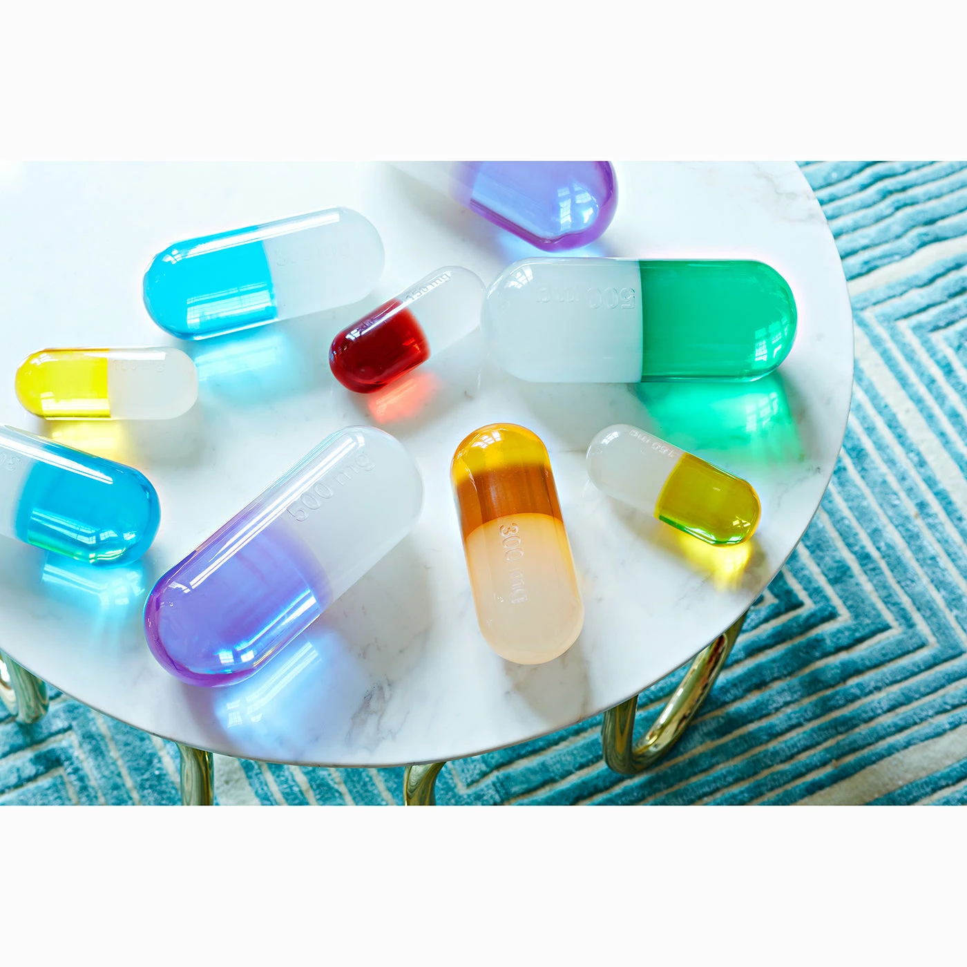 Jonathan Adler Large Acrylic Pill - Image 4