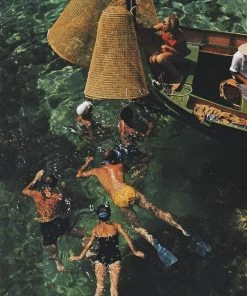 Jonathan Adler Slim Aarons "Snorkelling In Malta" Photograph