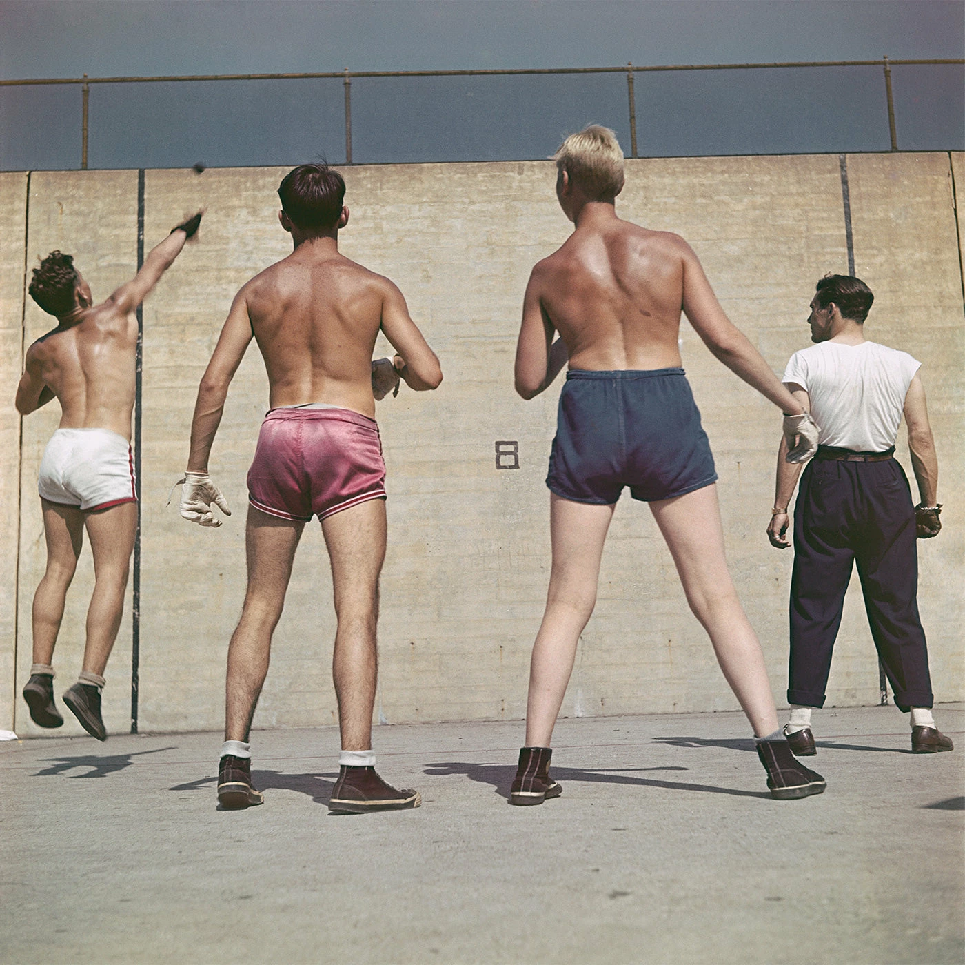 Jonathan Adler Slim Aarons "Handball In Central Park" Photograph