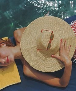 Jonathan Adler Slim Aarons "Sunbathing In Bürgenstock" Photograph