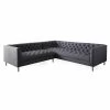 Jonathan Adler Baxter Deep Sectional Left Arm Facing In Oxford Charcoal