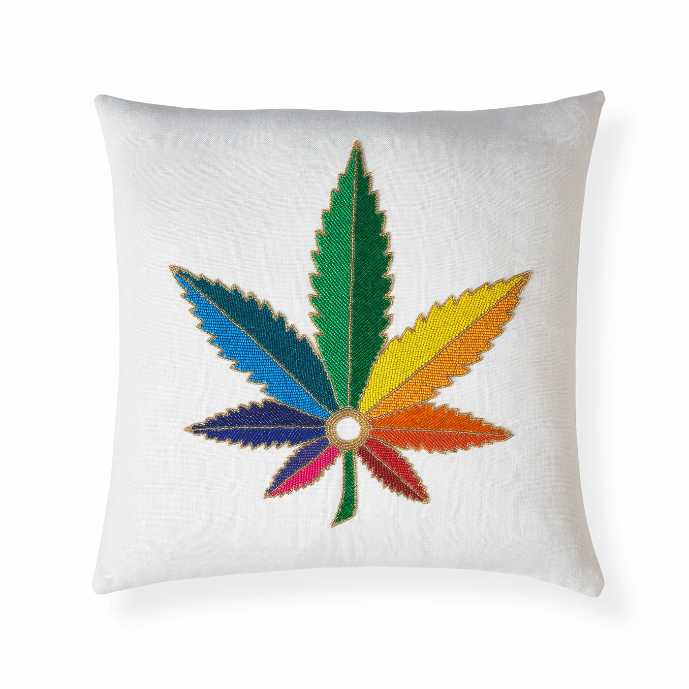 Jonathan Adler Sinsemilla Beaded Pillow