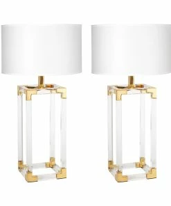 Jonathan Adler Jacques Column Table Lamp Bundle