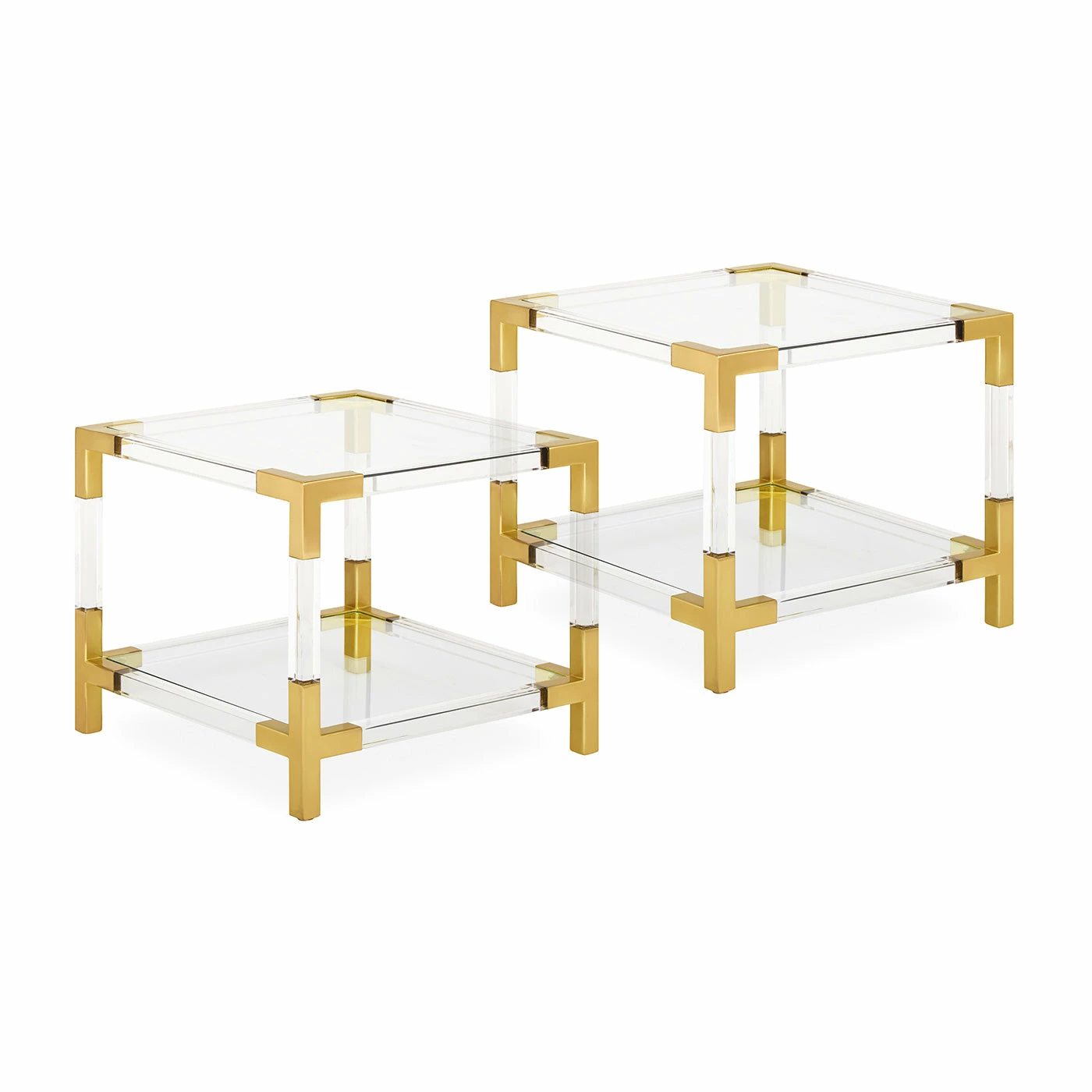 Jonathan Adler Jacques Two-Tier Accent Table Bundle