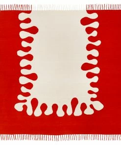 Jonathan Adler Brushed Alpaca Amoeba Coverlet