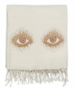 Jonathan Adler Muse Eyes Embellished Throw
