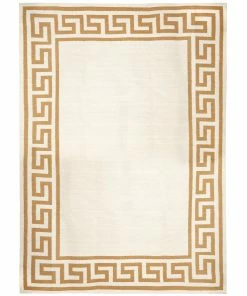 Jonathan Adler Greek Key Border Reversible Peruvian Flatweave Rug