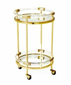 Jonathan Adler Jacques Round Bar Cart