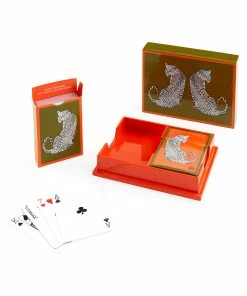 Jonathan Adler Leopard Lacquer Card Set