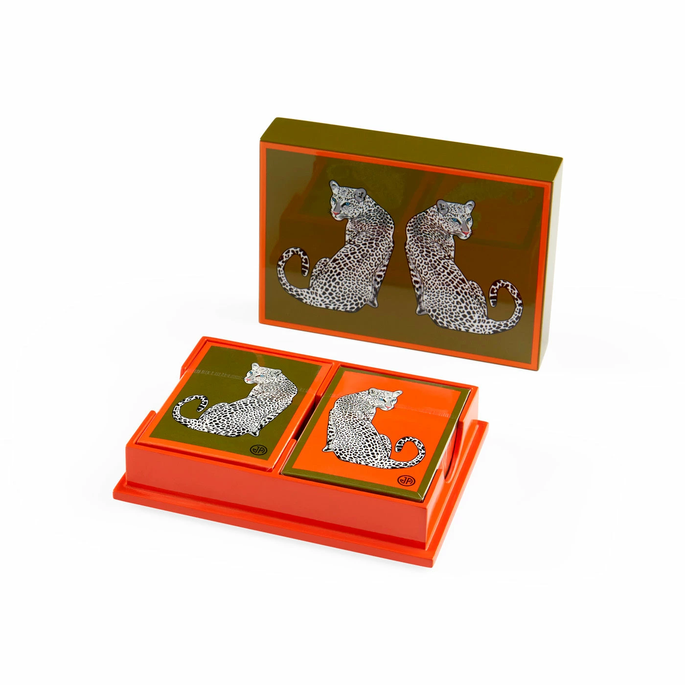 Jonathan Adler Leopard Lacquer Card Set - Image 2