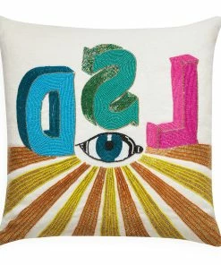 Jonathan Adler LSD Beaded Pillow