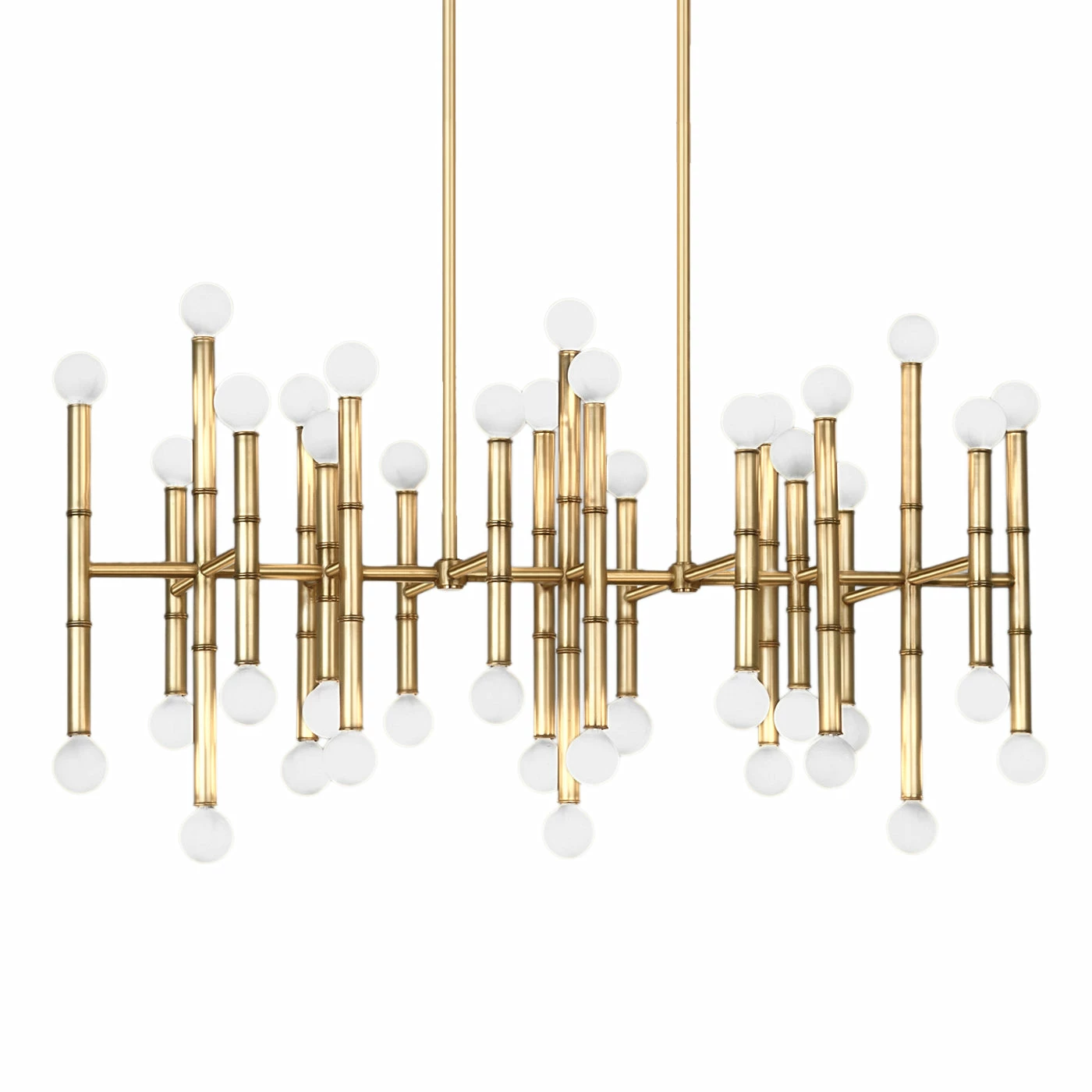 Jonathan Adler Meurice Rectangle Chandelier - Image 4