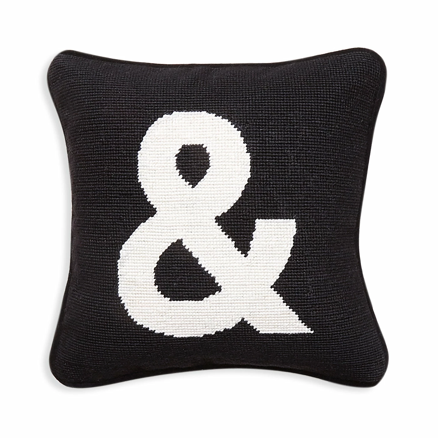 Jonathan Adler "&" Needlepoint Throw Pillow