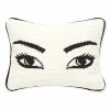 Jonathan Adler Eyes Needlepoint Throw Pillow