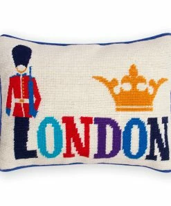 Jonathan Adler Jet Set London Pillow