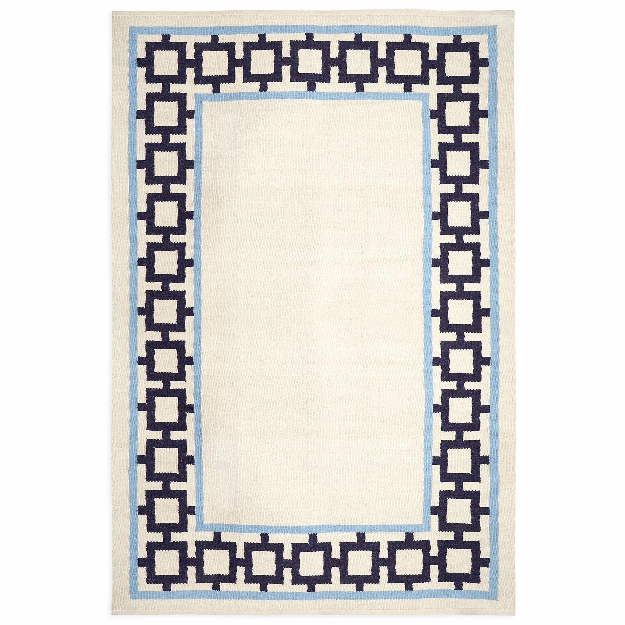 Jonathan Adler Nixon Border Reversible Peruvian Flatweave Rug - Image 4