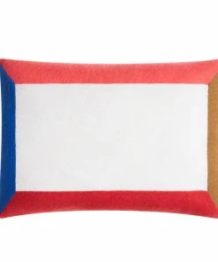 Jonathan Adler Perimeter Cashmere Knit Lumbar Pillow