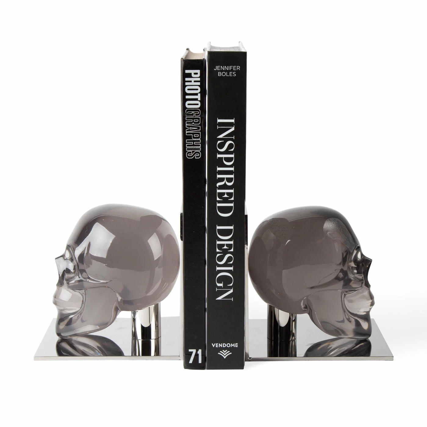 Jonathan Adler Skull Bookends - Image 5
