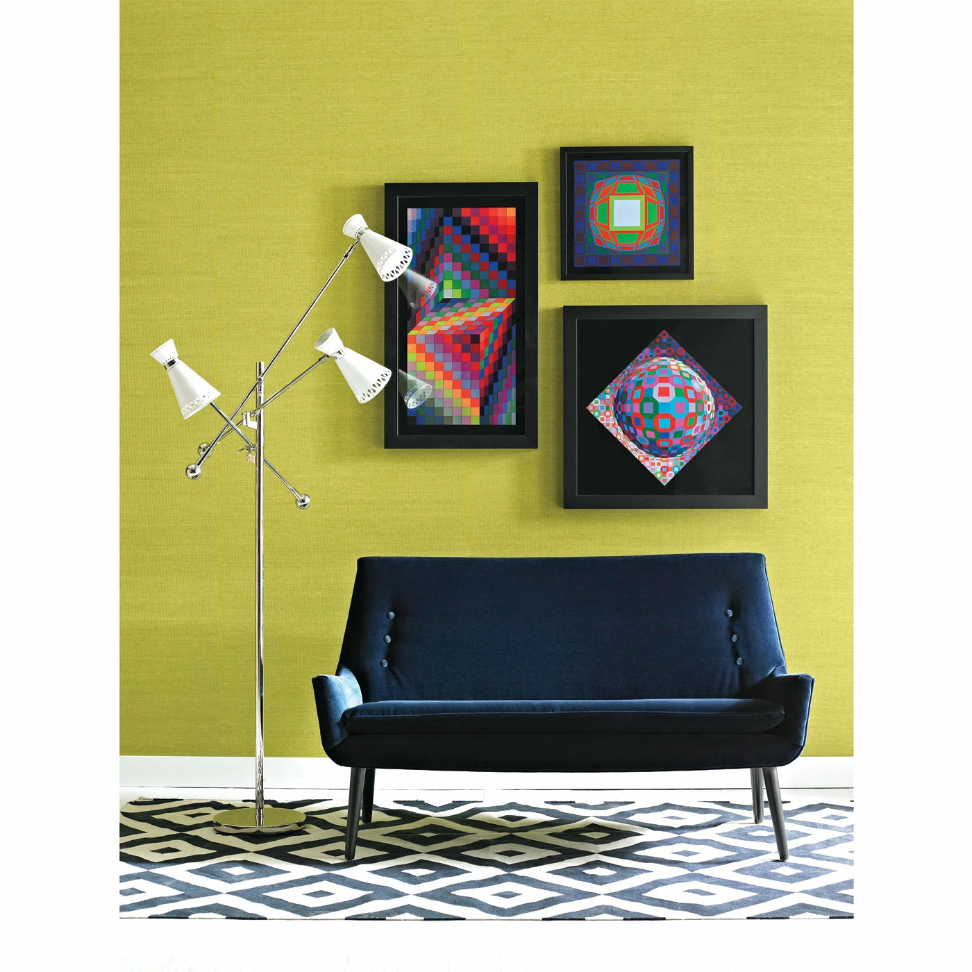 Jonathan Adler Mrs. Godfrey Settee - Image 2