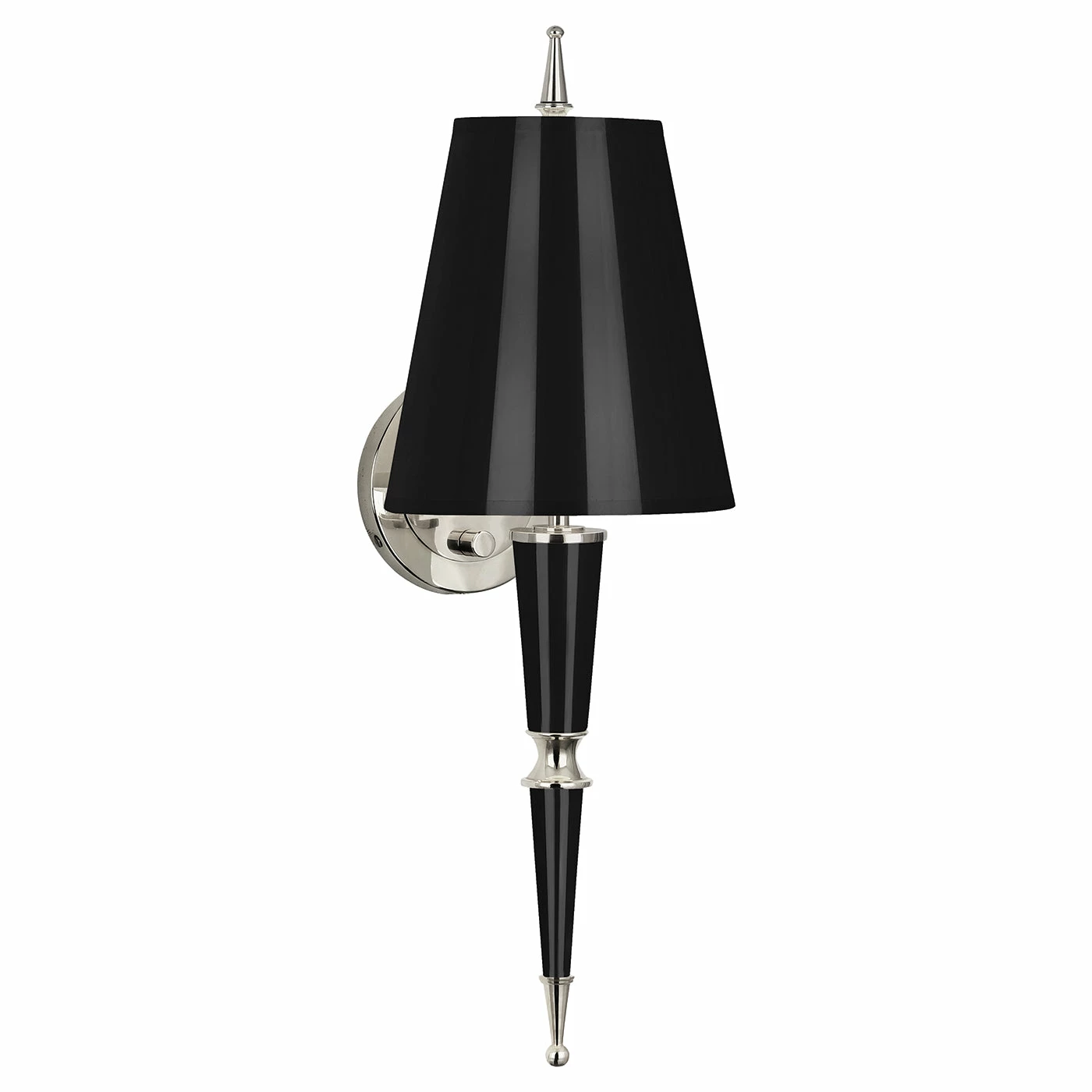 Jonathan Adler Versailles Sconce In Nickel With Painted Shade - Image 4