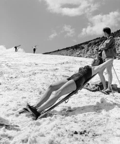 Jonathan Adler "Sunbathing Skier" From Getty Images