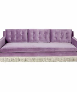 Jonathan Adler Wright Sofa With Bullion Fringe